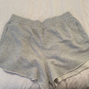 aerie Light Gray Athletic Lounge Shorts